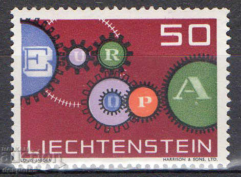 1961. Λιχτενστάιν. Ευρώπη.