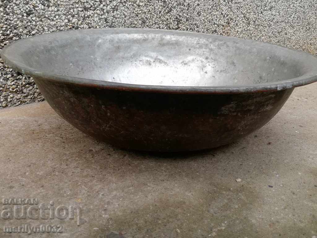 Copper basin copper copper vessel boiler trough basin with price 153.00 BGN | € 78.23