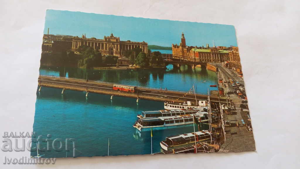 Postcard Stockholm Riksdagshuset