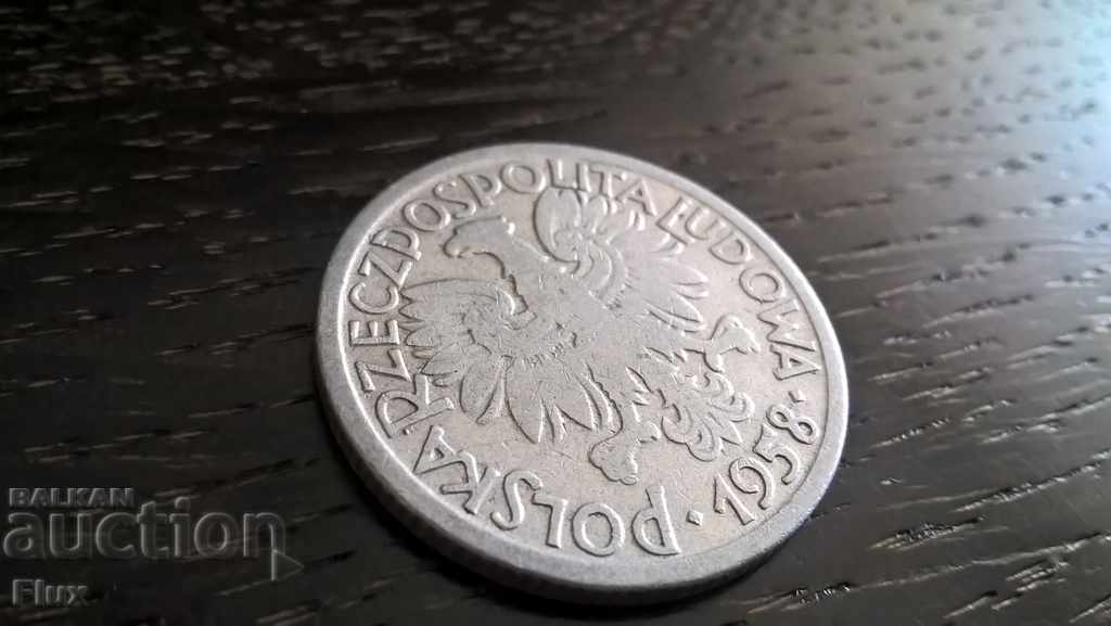Coin - Poland - 2 zlotys 1958 with price 1.00 BGN | € 0.51 Coin - Poland - 2 zlotys 1958 with price 1.00 BGN | € 0.51