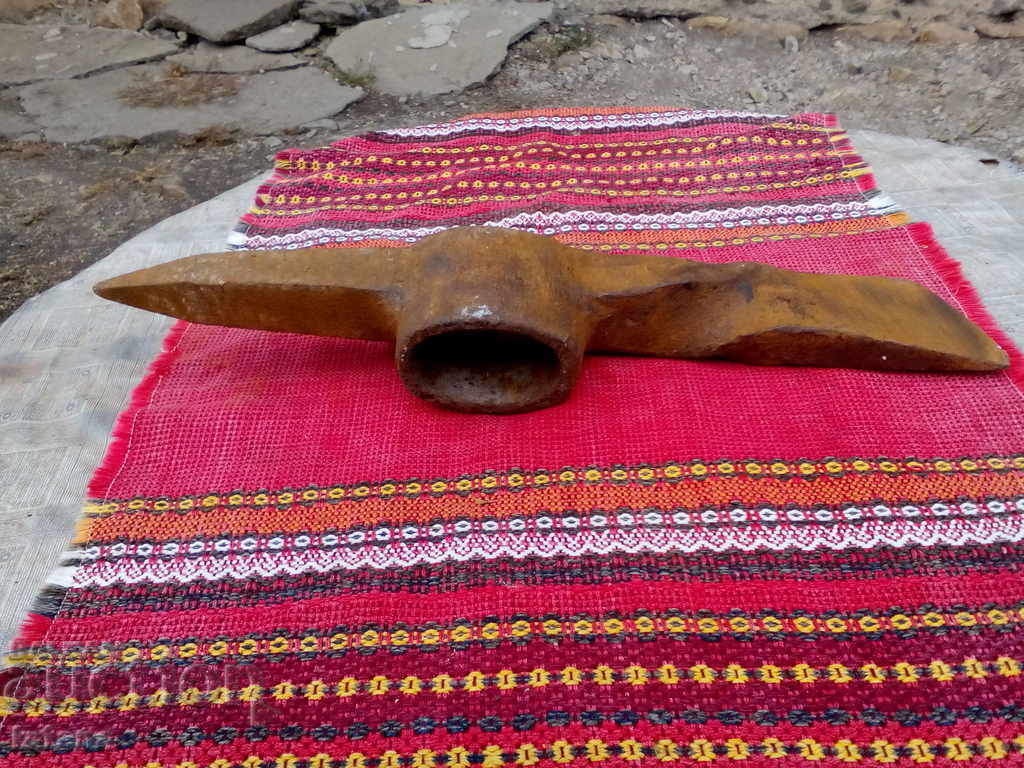 Antique pickaxe, pickaxe-axe, mattock - 5