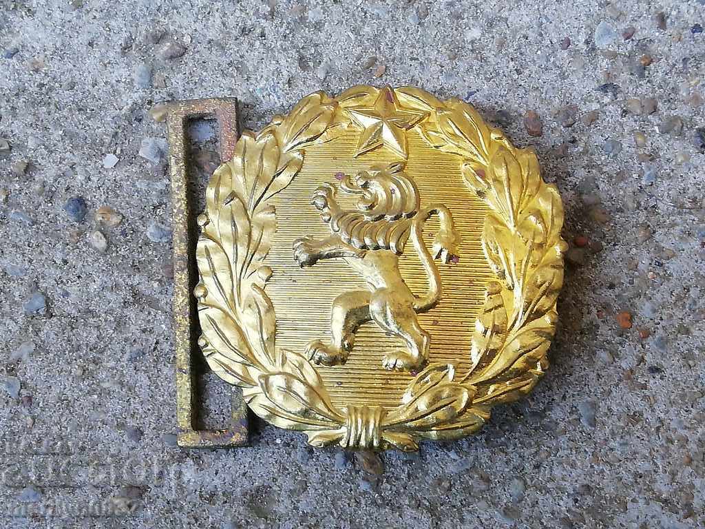 Officer's bronze belt buckle, buckle emblem NRB with price 22.00 BGN | € 11.25 Officer's bronze belt buckle, buckle emblem NRB with price 22.00 BGN | € 11.25