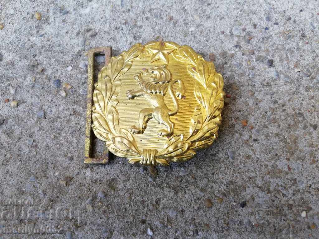 Officer's bronze belt buckle, buckle emblem NRB Officer's bronze belt buckle, buckle emblem NRB