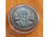 Angela Merkel - Germany's first chancellor, medal
