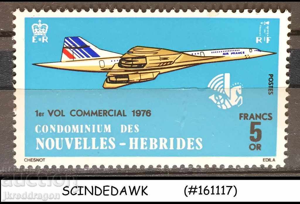 New Hebrides Aircraft Concord Two types 1976 MNH with price 20.00 BGN | € 10.23 New Hebrides Aircraft Concord Two types 1976 MNH with price 20.00 BGN | € 10.23