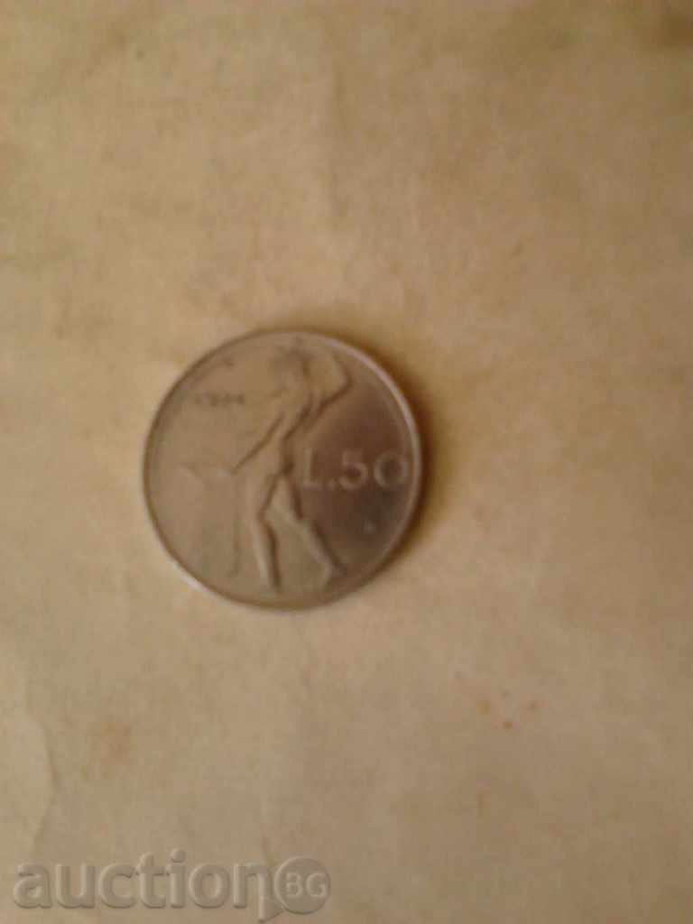 Ιταλία 50 λίρες το 1974