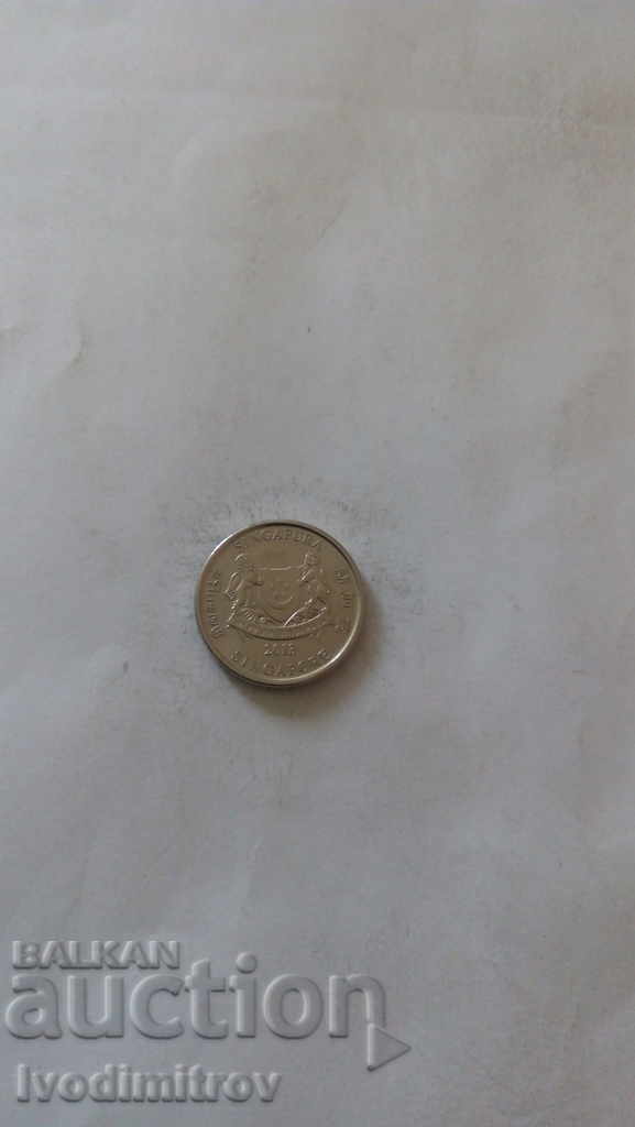 Singapore 20 cents 2013 with price 0.55 BGN | € 0.28 Singapore 20 cents 2013 with price 0.55 BGN | € 0.28