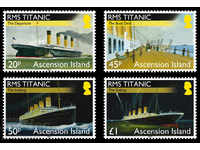 Asension Titanic Ships 2012 MNH