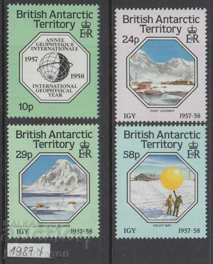 Βρετανικές Ανταρκτικές Περιοχές Απόψεις 1987 MNH