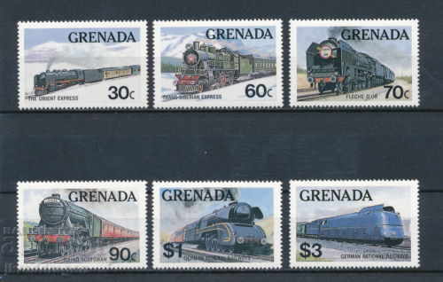 Grenada Trains 1982 MNH