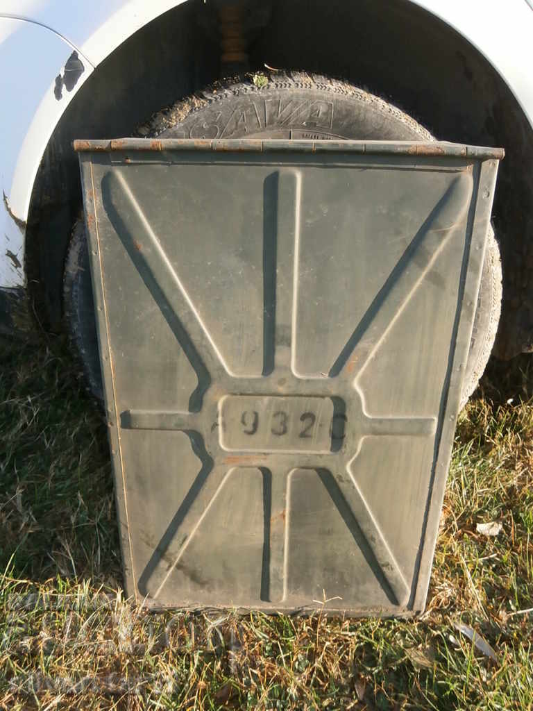 куфар метална кутия ЗУ-2 сандъче за боеприпаси КПВ 14,5 мм