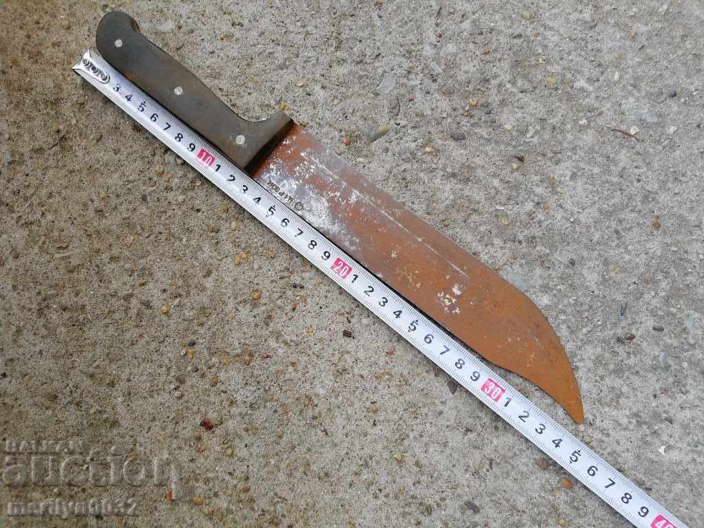 Old butcher knife USSR 60's, knife blade - 5 Old butcher knife USSR 60's, knife blade - 5