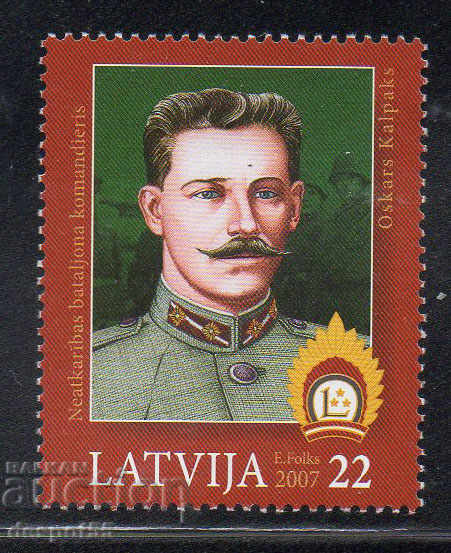 2007. Letonia. Oscarus Kalpaks, 1882-1919.