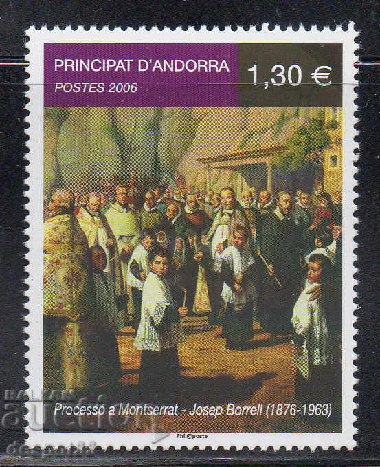 2006. Andorra (FR). Art - Procession in Montserrat.