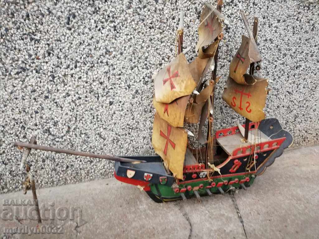 Δημοπρασία Μοντέλο ισπανικού πλοίου Santa Maria Nina Pintja Hr.Kolumb