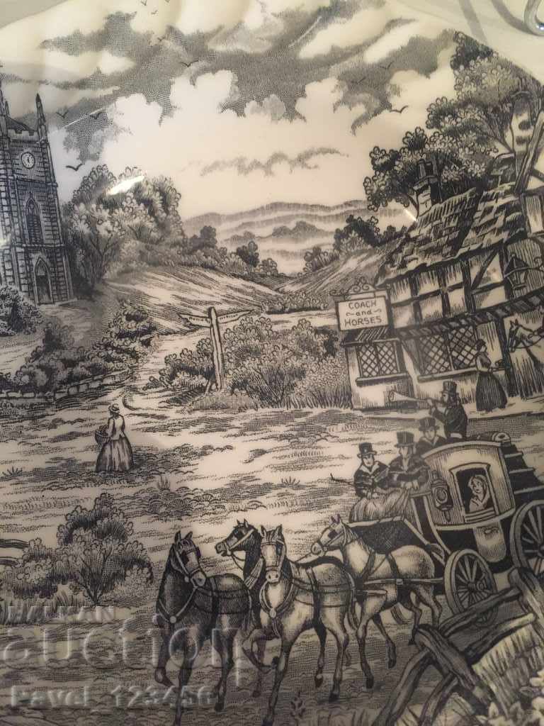 Unique Italian porcelain plate with price € 15.00 | 29.34 BGN