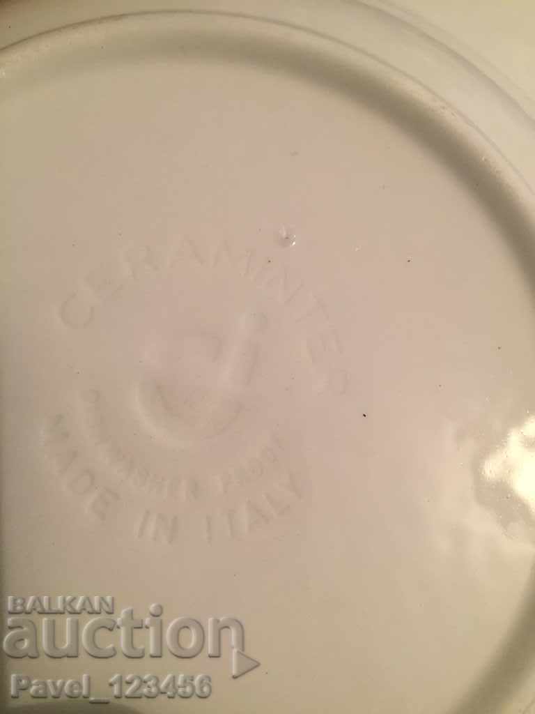 μοναδικό, ιταλικό, πορσελάνικο πιάτο - 6 μοναδικό, ιταλικό, πορσελάνικο πιάτο - 6