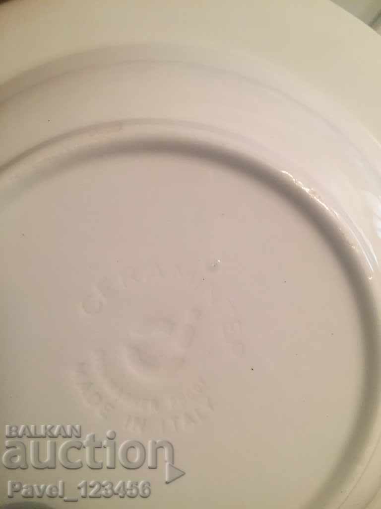 Unique Italian porcelain plate - 7