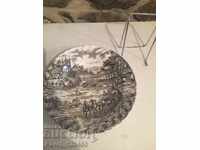 уникална,италианска,порцеланова чиния