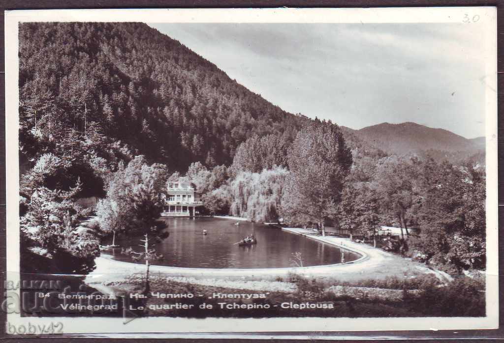 Velingrad - Chepino-Kleptuza, πίσω-επιγραφή 50-th έτος