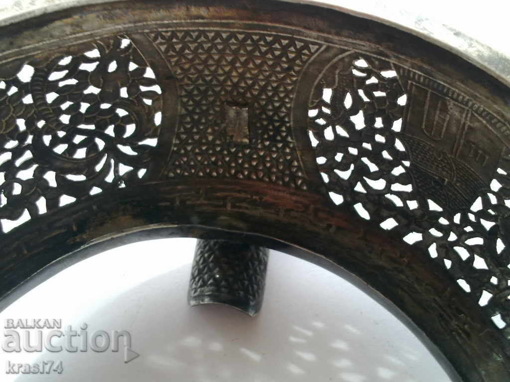 Vietnamese, silver ashtray - 6 Vietnamese, silver ashtray - 6