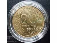 Franța 20 de cenți 1995
