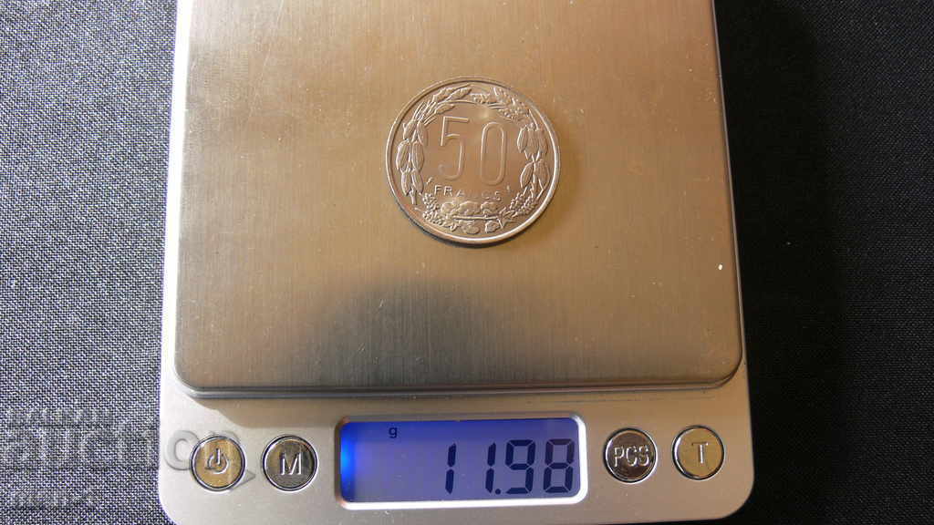 Auction Equatorial African State, 50 francs, 1961 Auction Equatorial African State, 50 francs, 1961