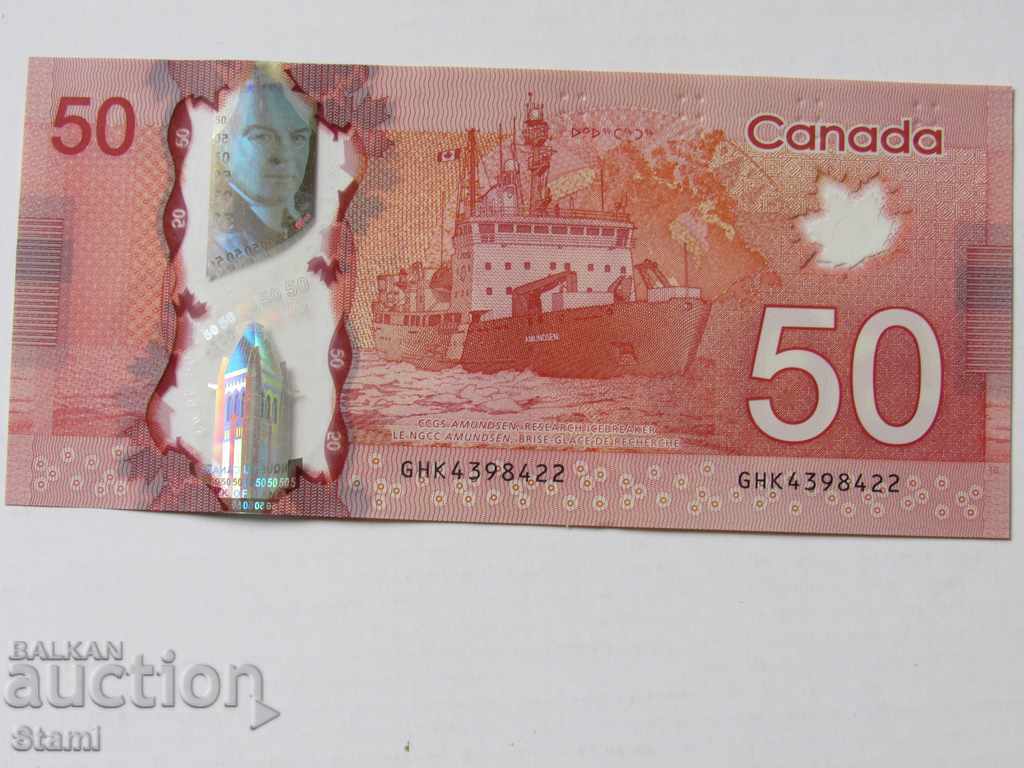 $ 50, Canada, 2012, new with price 78.00 BGN | € 39.88 $ 50, Canada, 2012, new with price 78.00 BGN | € 39.88
