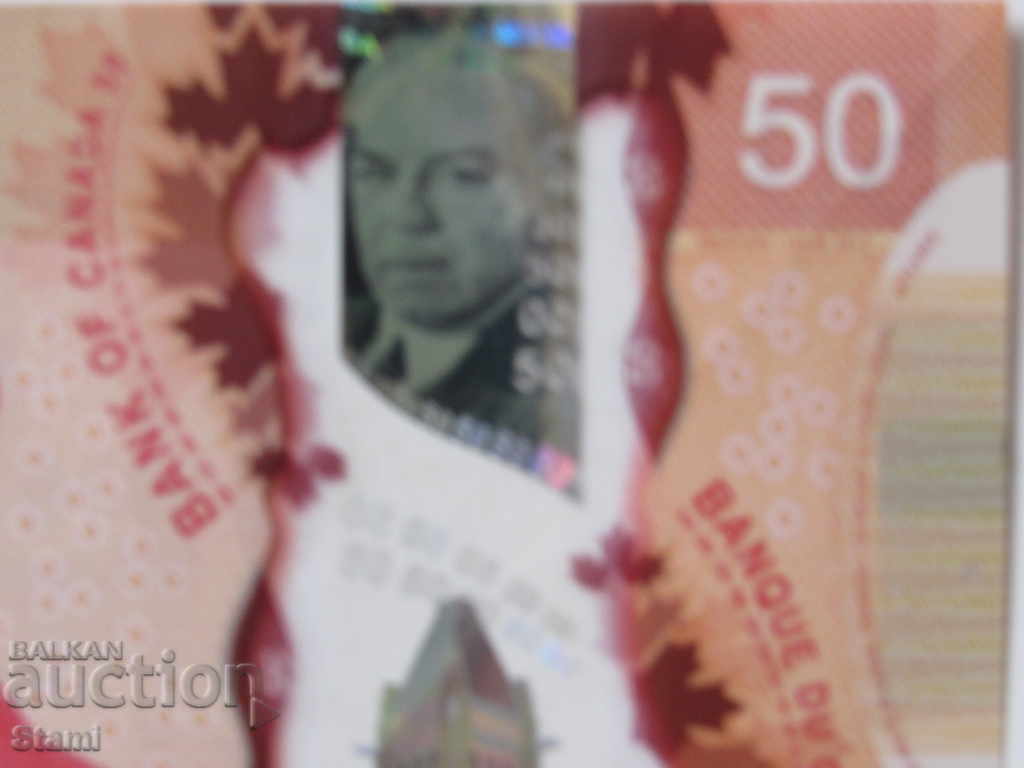 $ 50, Canada, 2012, new - 5 $ 50, Canada, 2012, new - 5