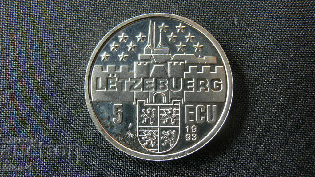 LUXEMBOURG 1993 5 ECU with price 20.00 BGN | € 10.23 LUXEMBOURG 1993 5 ECU with price 20.00 BGN | € 10.23