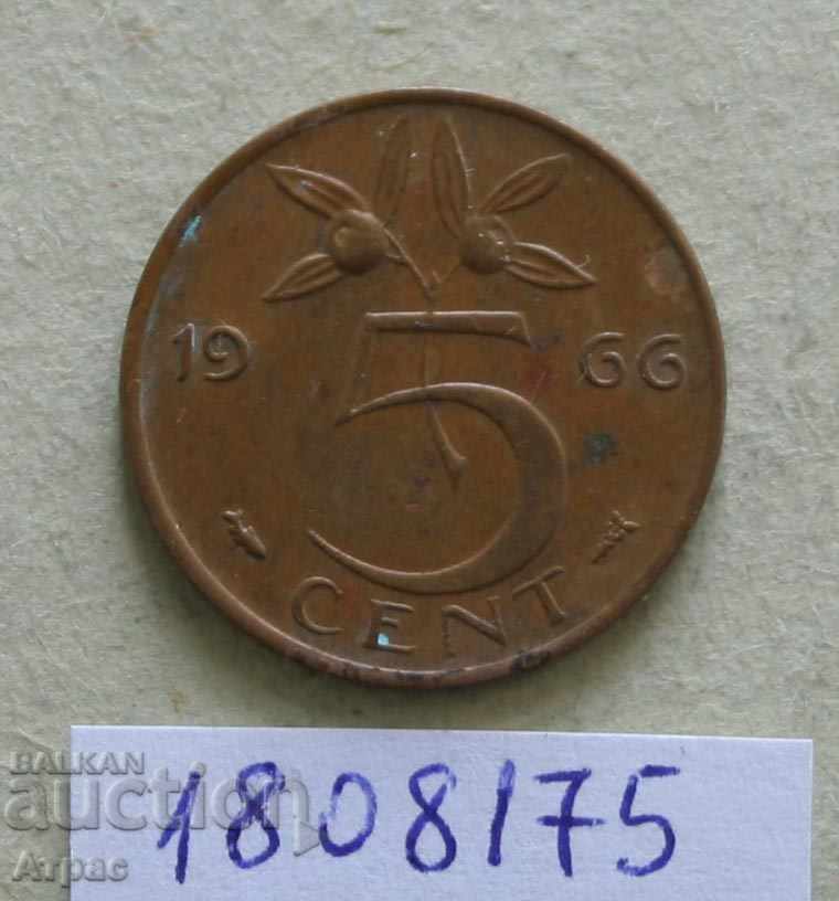 5 cents 1966 The Netherlands