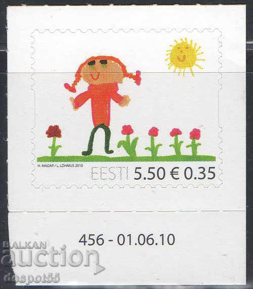 2010. Estonia. International Children's Day - self-adhesive.