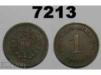 Γερμανία 1 ζευγάρι 1875 Ένα κέρμα XF +