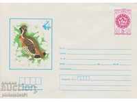 Postal envelope with the sign 5 cm 1981 HUNTING EXPO 747