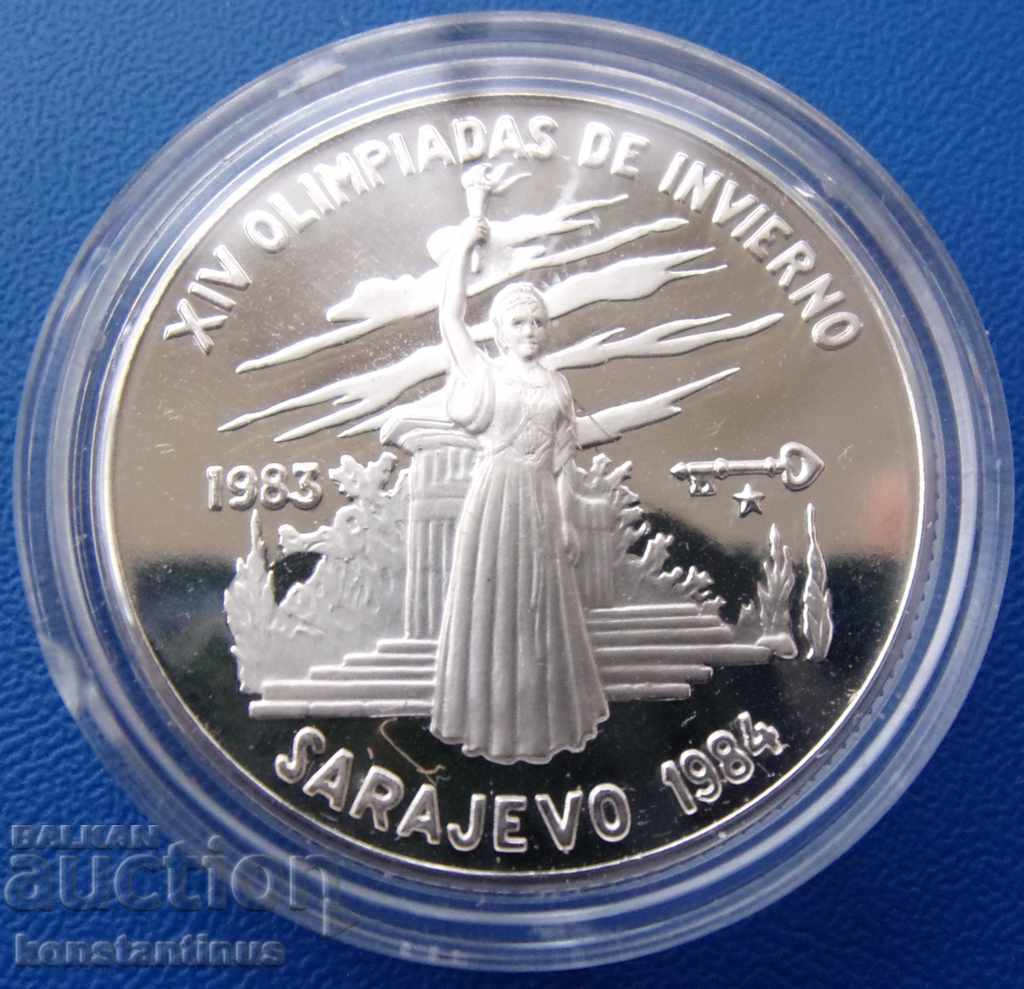 Cuba 5 Peso 1984 UNC PROOF