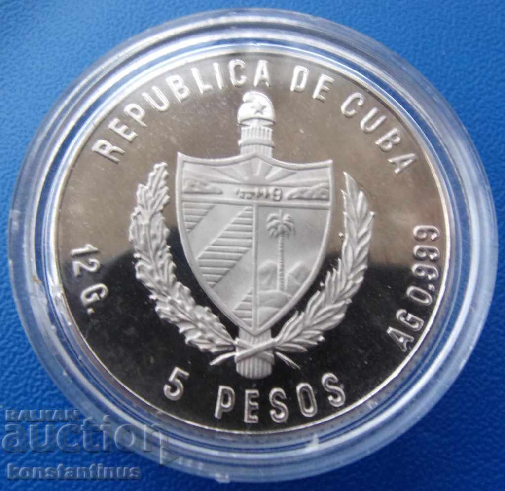 Cuba 5 Peso 1984 UNC PROOF cu preț € 28.12 | 55.00 BGN