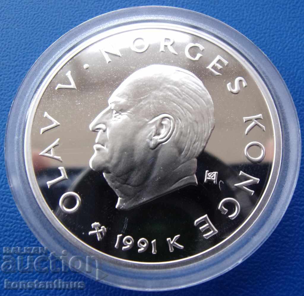 Norvegia 50 de coroane 1991 UNC PROOF cu preț € 33.23 | 64.99 BGN