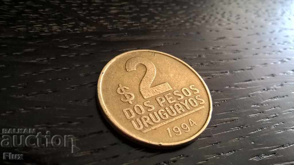 Monedă - Uruguay - 2 pesos | 1994