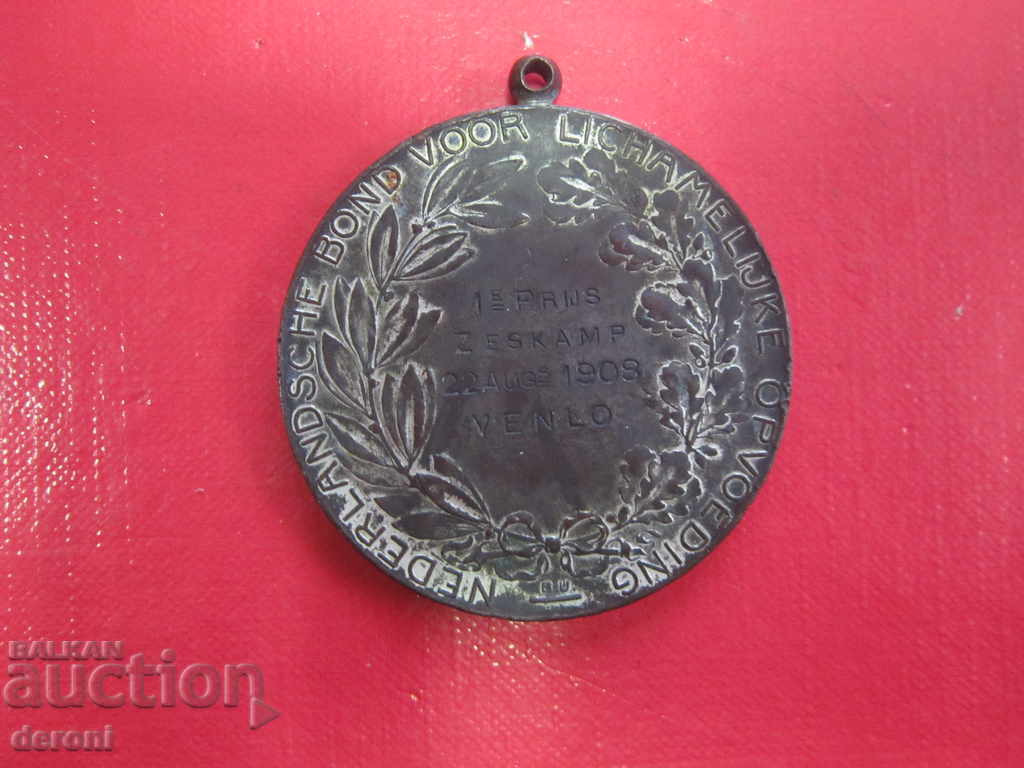 Rare Bronze Dutch Dutch Medal Order 1908 with price 220.00 BGN | € 112.48