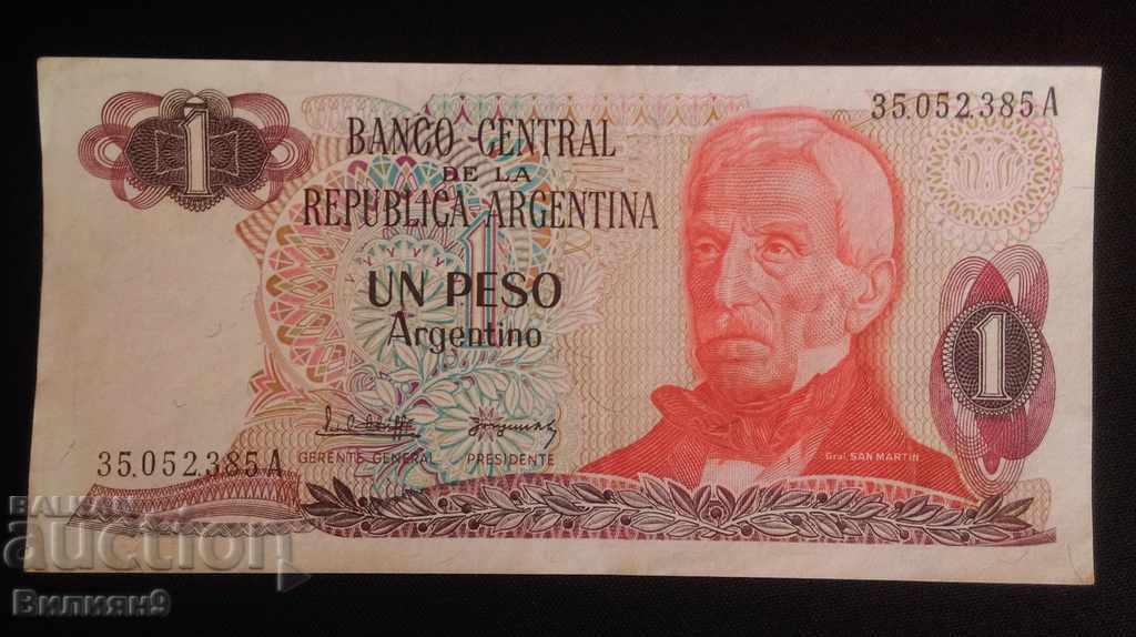 1 песо 1983 Аржентина UNC
