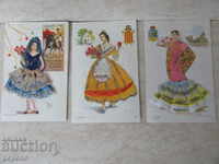 3 SPRING SPANISH CARDS WITH NOSSI