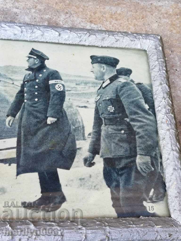 Delivery of Photo frame photography Weimach propaganda WW2 uniform MP38 Delivery of Photo frame photography Weimach propaganda WW2 uniform MP38
