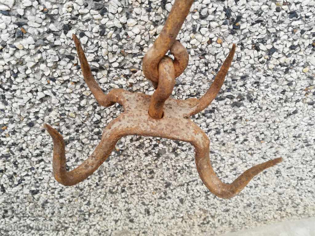 Αρχαία πλαστά άγκιστρο για εκδορά διπλό γάντζο - 6 Αρχαία πλαστά άγκιστρο για εκδορά διπλό γάντζο - 6