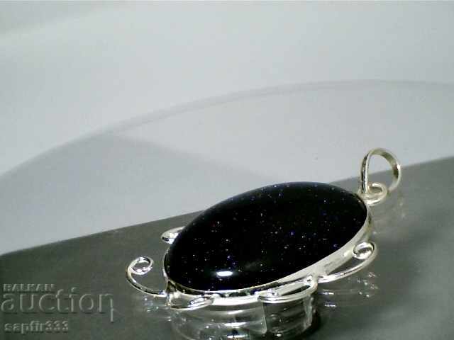 Silver pendant with Sun Sitara "Gold stone" with price 37.00 BGN | € 18.92