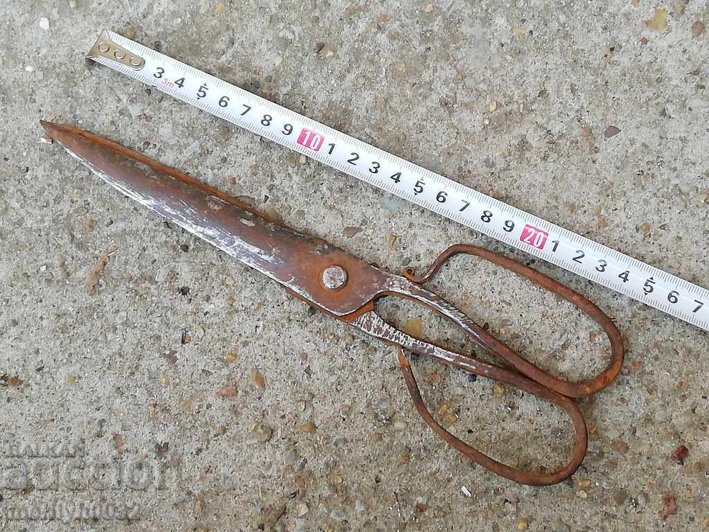 Renaissance forged scissors, wrought iron - 6