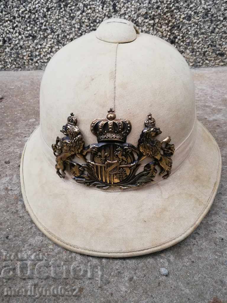 Old British colonial helmet First World WW1