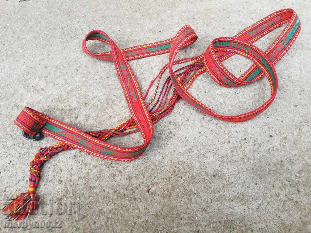 Auction Old hand-woven sash sash belt costume Auction Old hand-woven sash sash belt costume