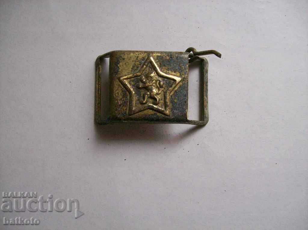 Old military buckle