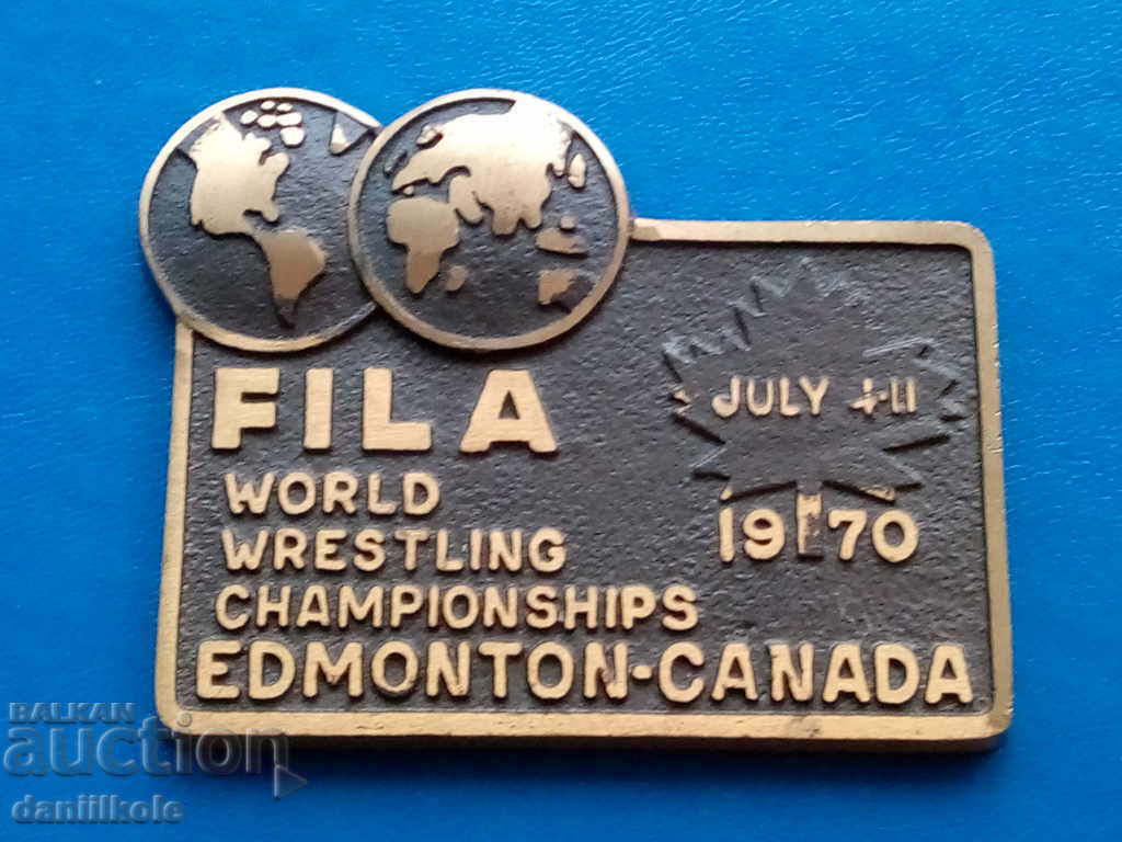 *$*Y*$* BRONZE PLAQUE WORLD WRESTLING 1970 CANADA RR *$*Y*$* with price 49.00 BGN | € 25.05 *$*Y*$* BRONZE PLAQUE WORLD WRESTLING 1970 CANADA RR *$*Y*$* with price 49.00 BGN | € 25.05