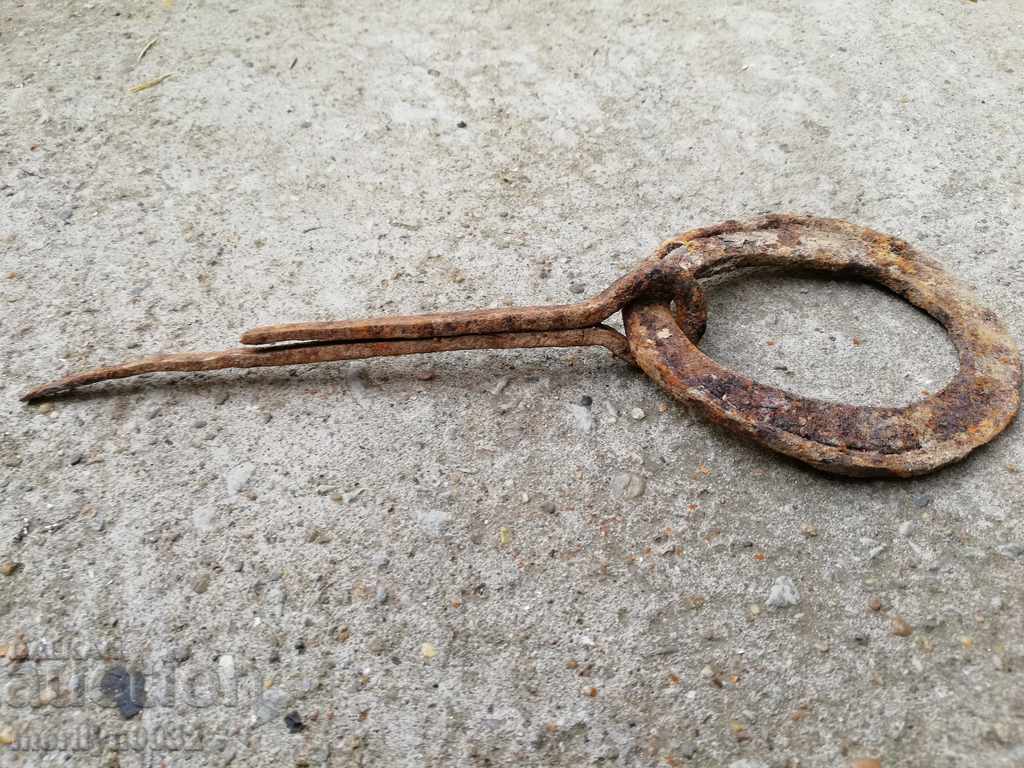 Σφυρήλατο σίδερο δαχτυλίδι γύρο για ξύλινη πύλη - 7 Σφυρήλατο σίδερο δαχτυλίδι γύρο για ξύλινη πύλη - 7